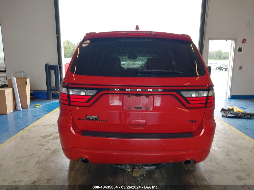 2017 Dodge Durango R/T Rwd VIN: 1C4SDHCT9HC953740 Lot: 40435064