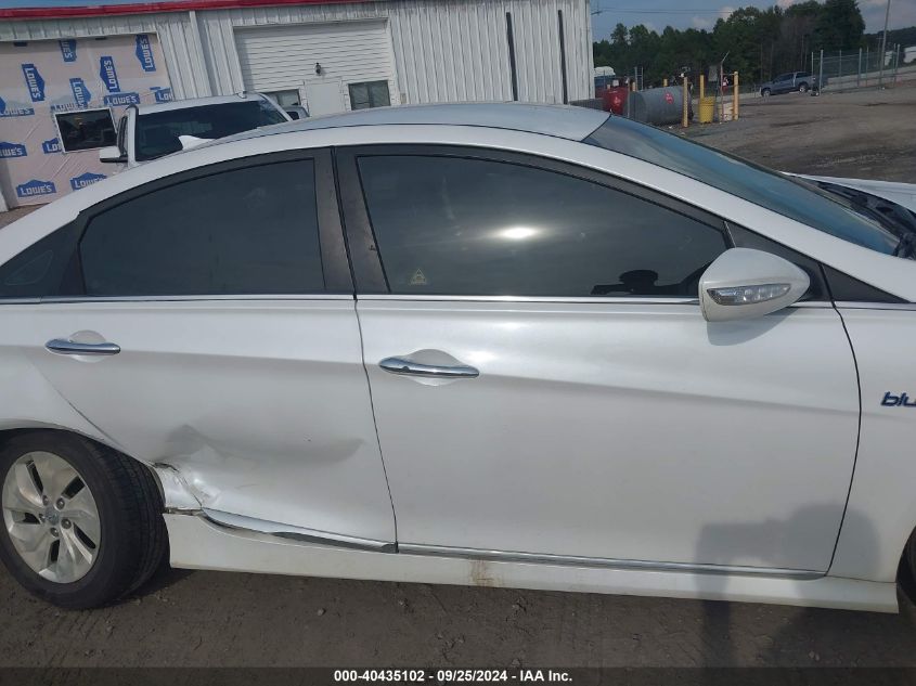 KMHEC4A40EA116673 2014 Hyundai Sonata Hybrid