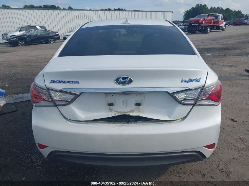 KMHEC4A40EA116673 2014 Hyundai Sonata Hybrid