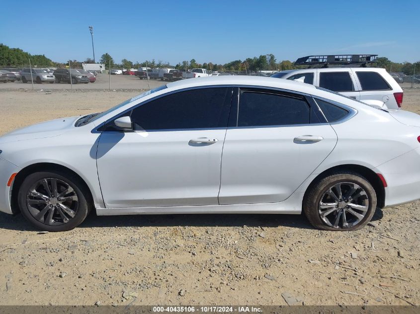 2016 Chrysler 200 Limited VIN: 1C3CCCAB7GN122829 Lot: 40435106