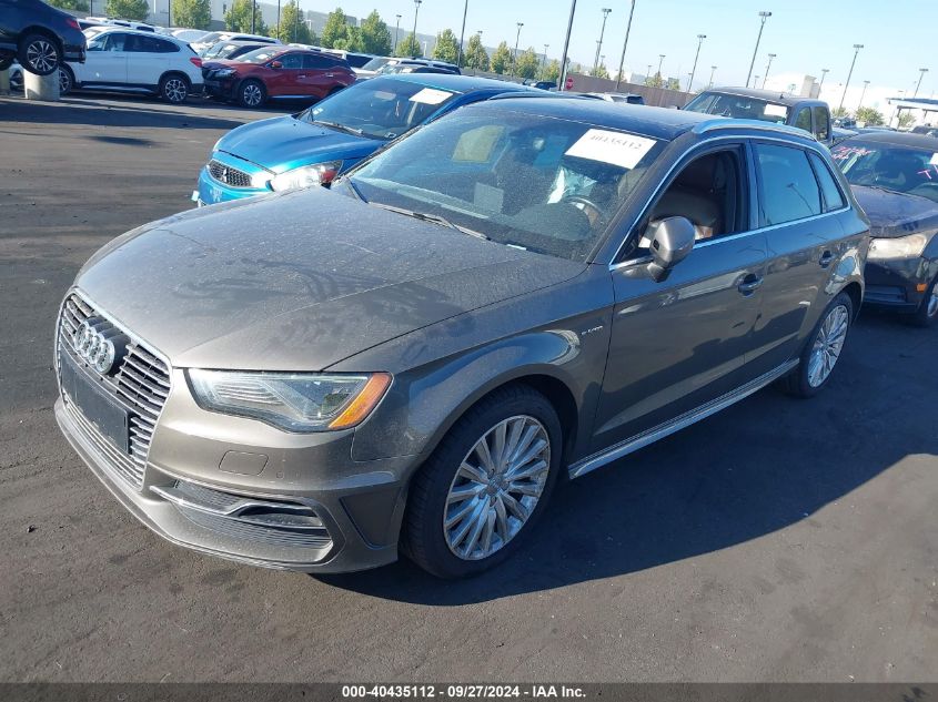 2016 Audi A3 E-Tron Premium Plus VIN: WAUTPBFF9GA107212 Lot: 40435112