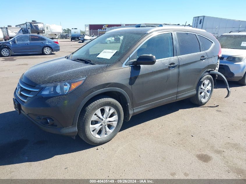 VIN 2HKRM4H75EH652739 2014 Honda CR-V, Ex-L no.2