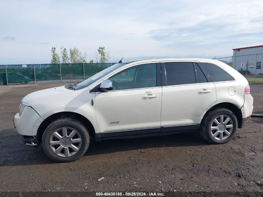 2008 Lincoln Mkx VIN: 2LMDU88C78BJ27289 Lot: 40435185