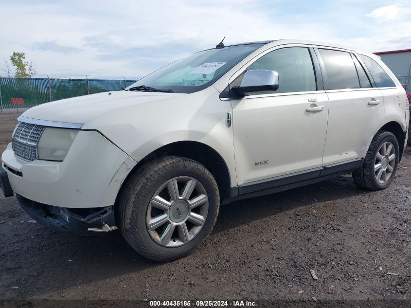 2008 Lincoln Mkx VIN: 2LMDU88C78BJ27289 Lot: 40435185