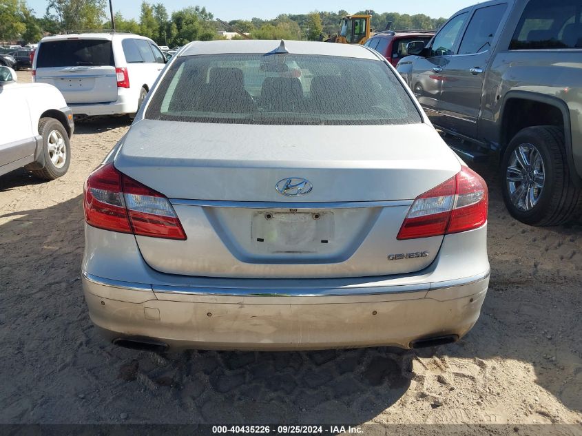 2012 Hyundai Genesis 3.8 VIN: KMHGC4DD5CU193474 Lot: 40435226