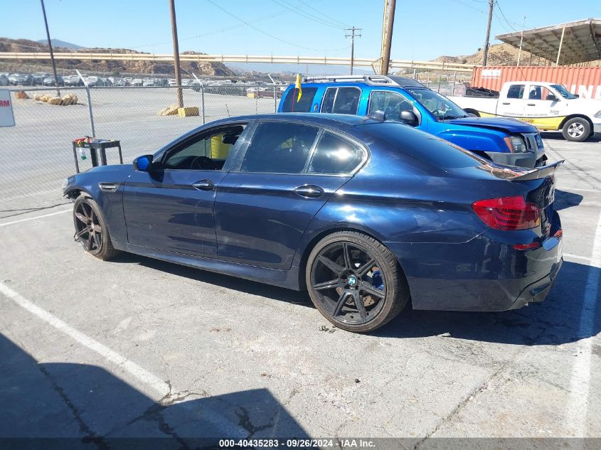 2014 BMW M5 VIN: WBSFV9C52ED593196 Lot: 40435283