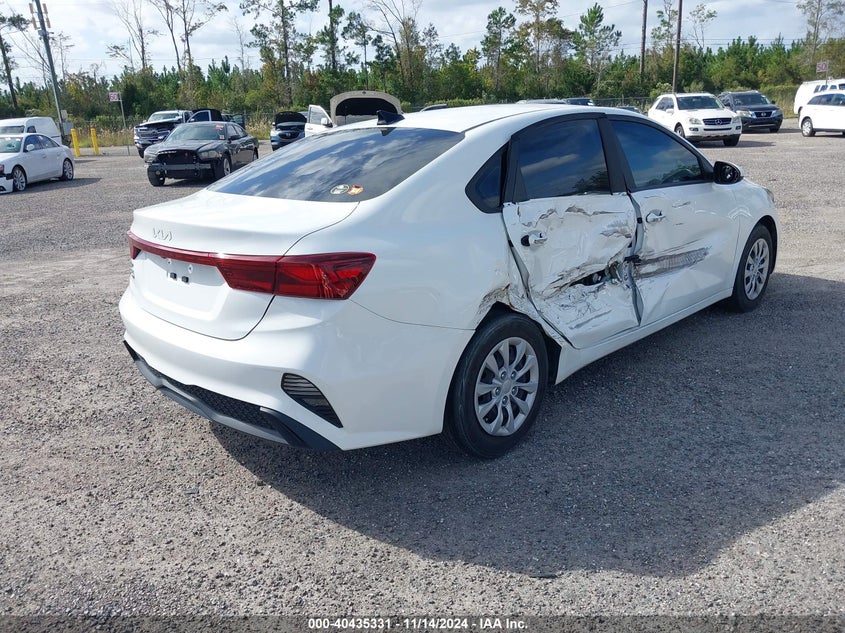 VIN 3KPF24ADXNE430176 2022 KIA FORTE FE