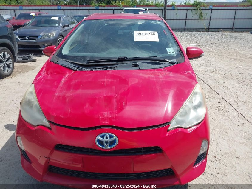 2013 Toyota Prius C Two VIN: JTDKDTB33D1556745 Lot: 40435348