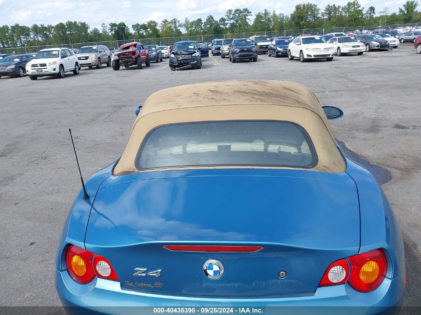 4USBT33544LS52437 2004 BMW Z4 2.5I