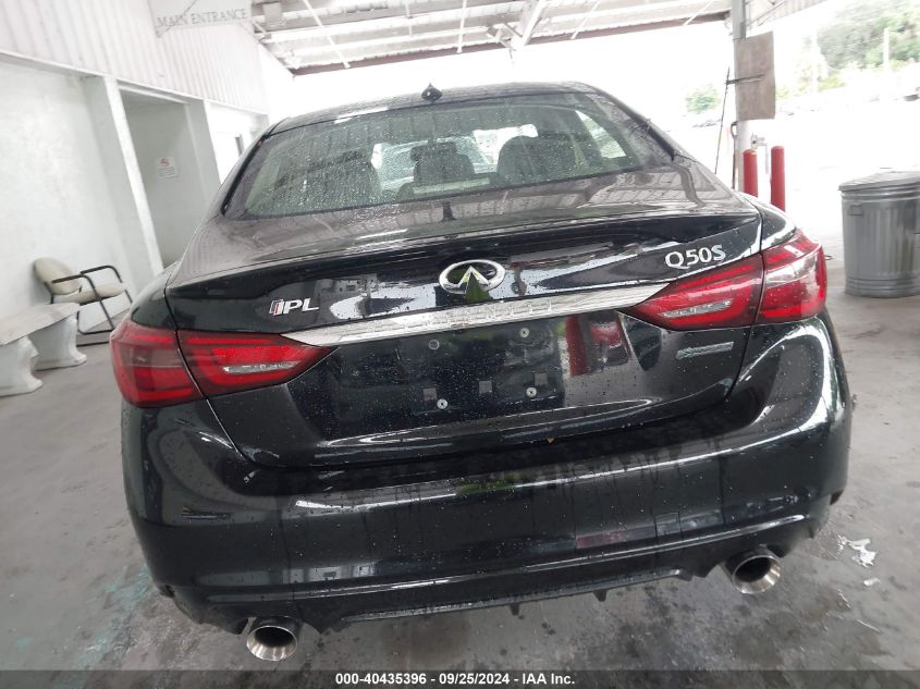 2019 Infiniti Q50 3.0T Luxe VIN: JN1EV7AP8KM517993 Lot: 40435396