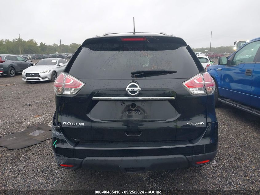 2015 Nissan Rogue Sl VIN: 5N1AT2MV7FC874331 Lot: 40435410