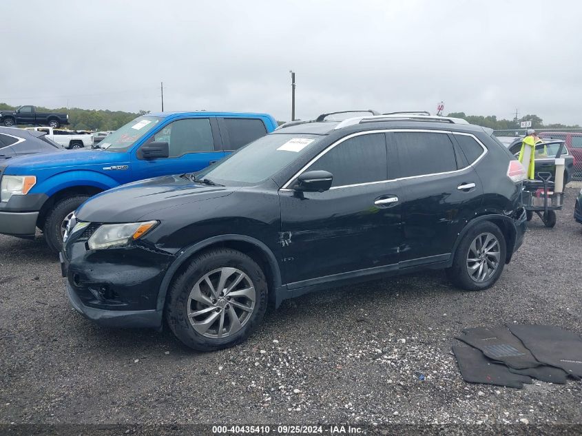 2015 Nissan Rogue Sl VIN: 5N1AT2MV7FC874331 Lot: 40435410