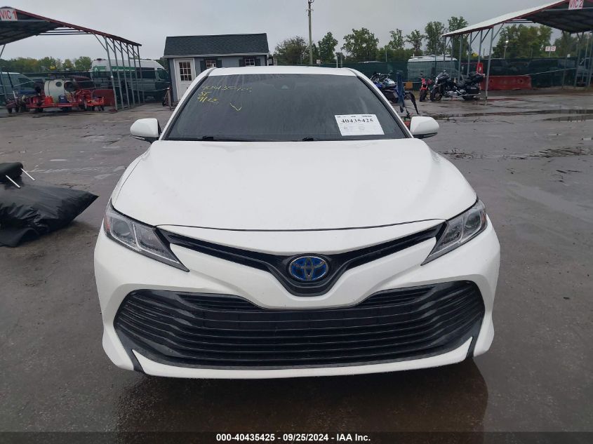 4T1B31HK6KU511666 2019 Toyota Camry Hybrid Le