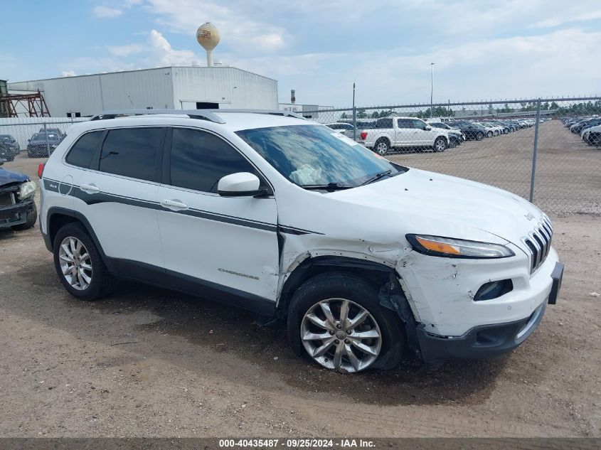 2014 Jeep Cherokee Limited VIN: 1C4PJMDS9EW265390 Lot: 40435487