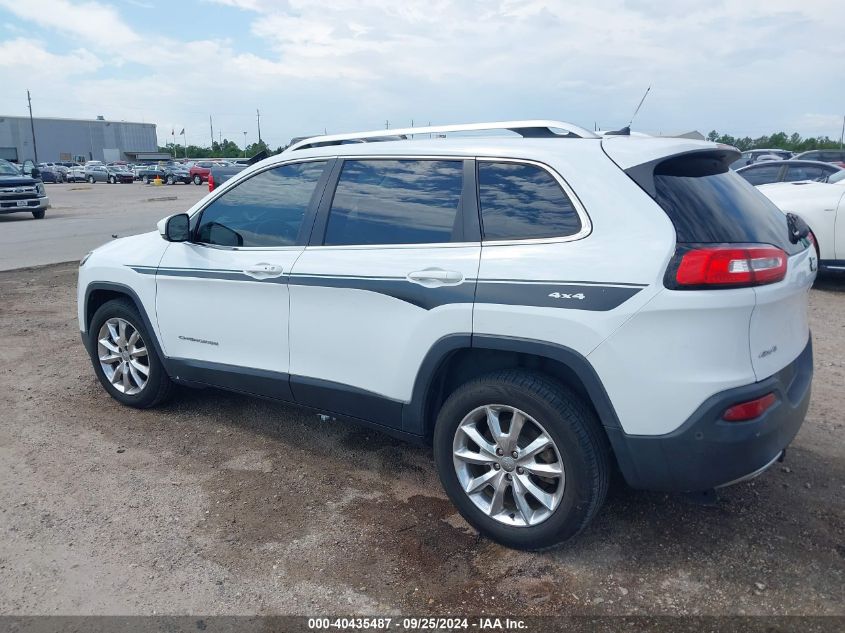 2014 Jeep Cherokee Limited VIN: 1C4PJMDS9EW265390 Lot: 40435487