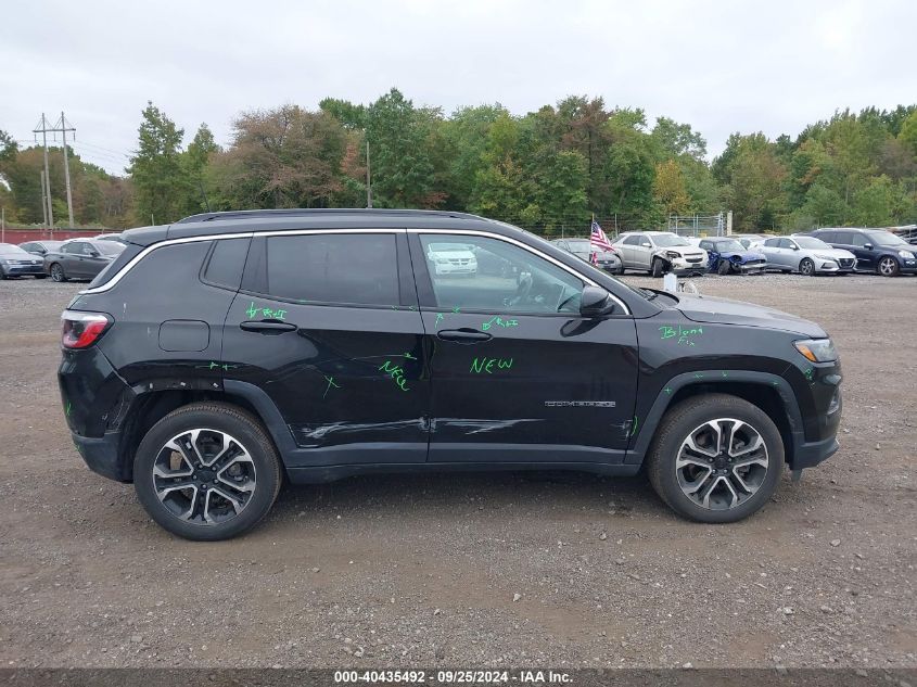 2022 Jeep Compass Limited 4X4 VIN: 3C4NJDCB8NT197582 Lot: 40435492