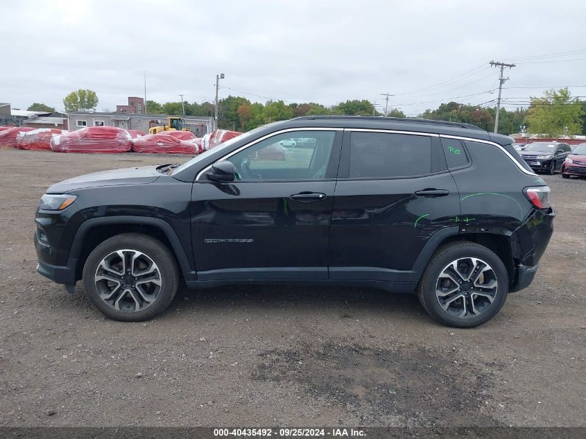 2022 Jeep Compass Limited 4X4 VIN: 3C4NJDCB8NT197582 Lot: 40435492