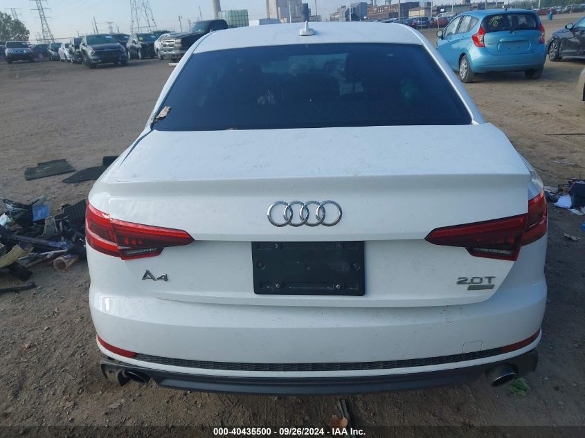 2017 Audi A4 Ultra Premium VIN: WAUKMAF49HN059377 Lot: 40435500