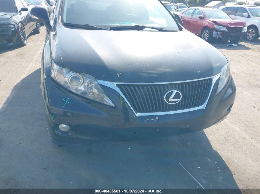 2010 Lexus Rx 350 VIN: 2T2BK1BA7AC022661 Lot: 40435501