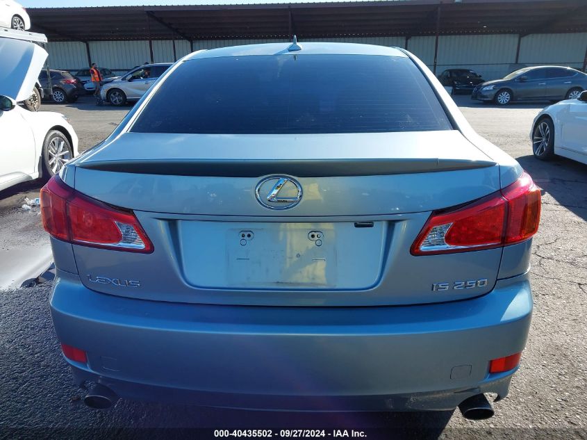 2010 Lexus Is 250 VIN: JTHBF5C24A5121392 Lot: 40435502