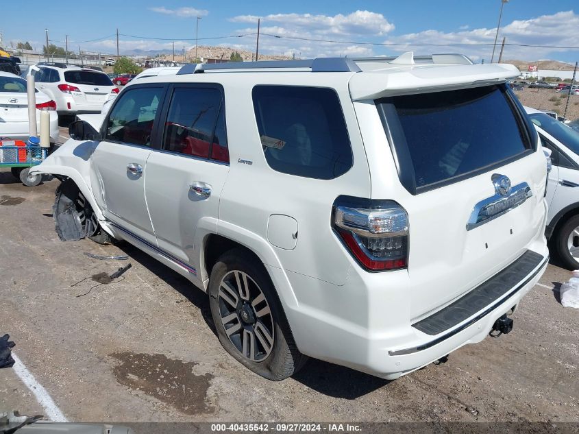 2023 Toyota 4Runner Limited VIN: JTEKU5JR2P6209783 Lot: 40435542