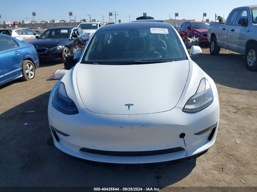 2021 Tesla Model 3 Standard Range Plus Rear-Wheel Drive VIN: 5YJ3E1EA1MF877366 Lot: 40435544