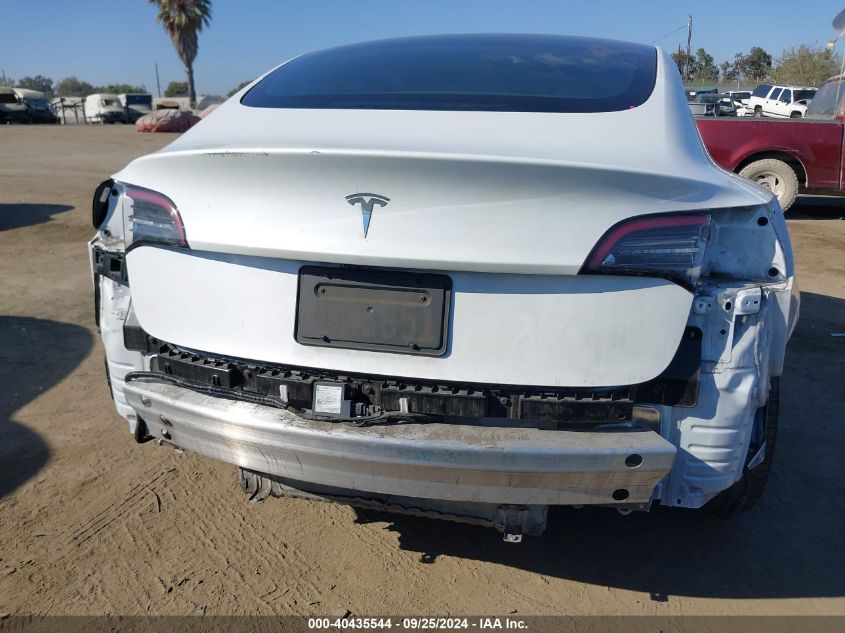 2021 Tesla Model 3 Standard Range Plus Rear-Wheel Drive VIN: 5YJ3E1EA1MF877366 Lot: 40435544