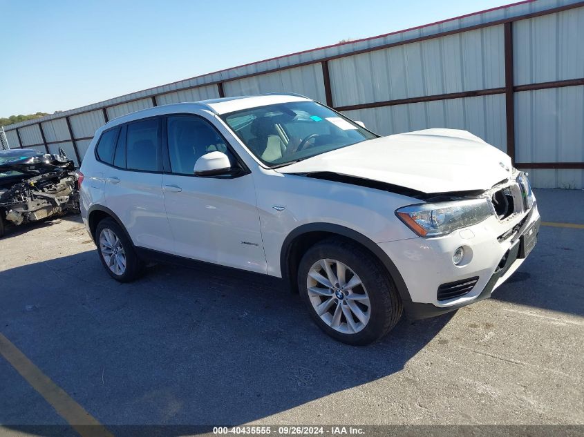 VIN 5UXWX9C35H0W66698 2017 BMW X3, Xdrive28I no.1