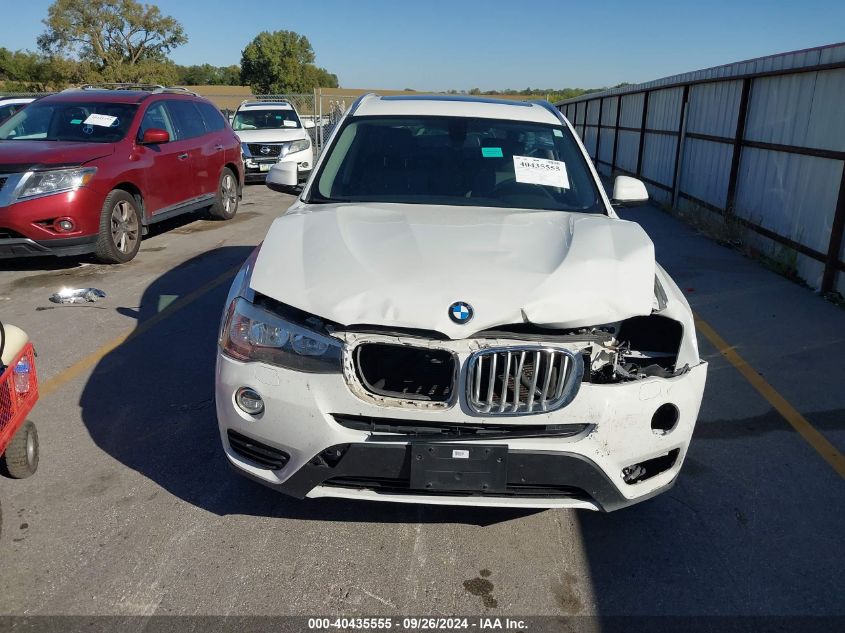 2017 BMW X3 xDrive28I VIN: 5UXWX9C35H0W66698 Lot: 40435555