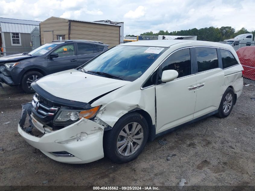 VIN 5FNRL5H31GB121075 2016 Honda Odyssey, SE no.2