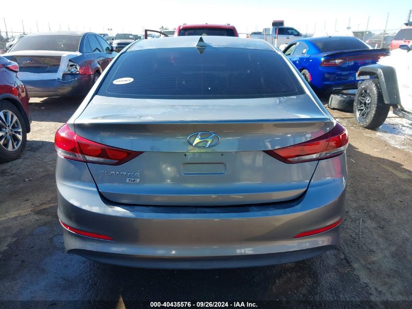 2017 Hyundai Elantra Se VIN: KMHD74LF1HU081725 Lot: 40435576