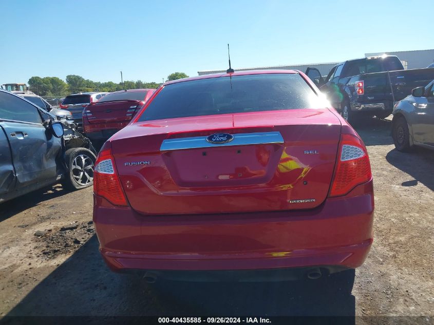 2012 Ford Fusion Sel VIN: 3FAHP0JG7CR323403 Lot: 40435585