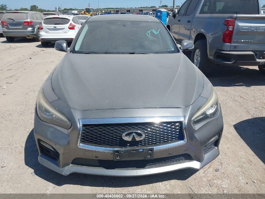 2014 Infiniti Q50 Sport VIN: JN1BV7AP2EM674569 Lot: 40435602