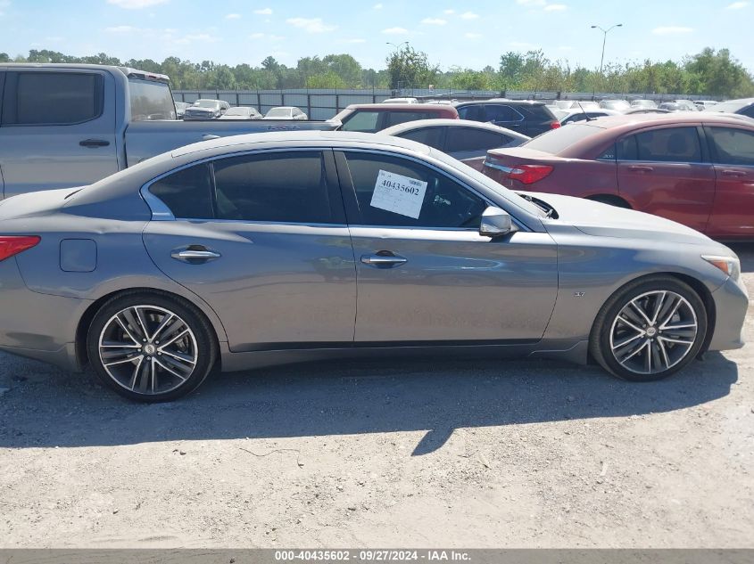 2014 Infiniti Q50 Sport VIN: JN1BV7AP2EM674569 Lot: 40435602