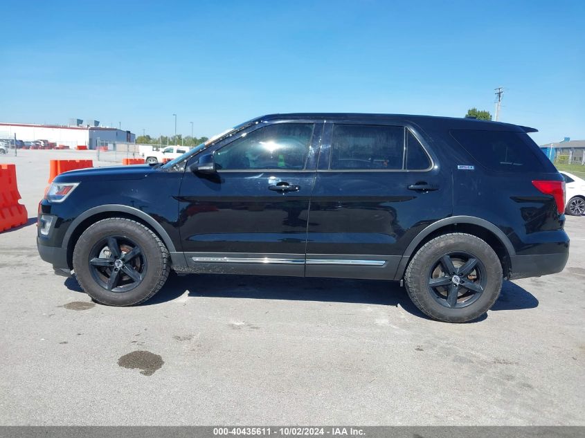 2017 Ford Explorer Xlt VIN: 1FM5K8D89HGE17887 Lot: 40435611