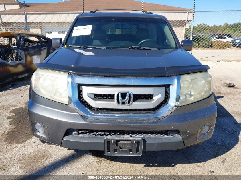 2011 Honda Pilot Ex-L VIN: 5FNYF4H76BB044051 Lot: 40435642