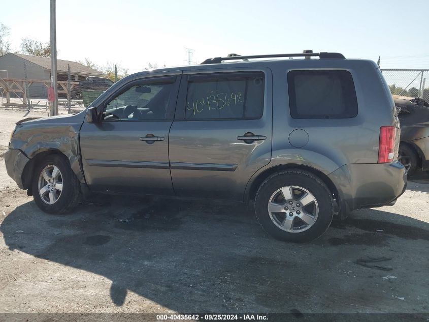 2011 Honda Pilot Ex-L VIN: 5FNYF4H76BB044051 Lot: 40435642