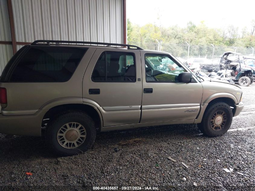 2001 GMC Jimmy Sle VIN: 1GKDT13W712100914 Lot: 40435657