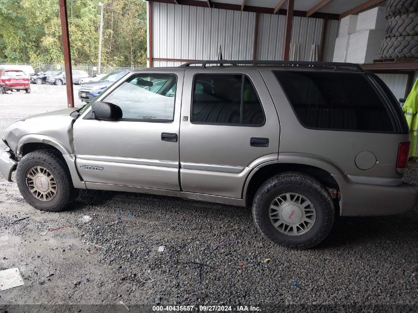 2001 GMC Jimmy Sle VIN: 1GKDT13W712100914 Lot: 40435657