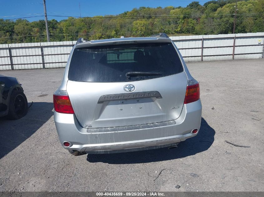 2010 Toyota Highlander Sport V6 VIN: 5TDEK3EHXAS001803 Lot: 40435659