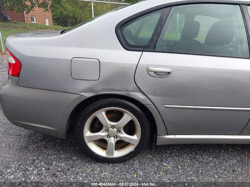 2009 Subaru Legacy 2.5I VIN: 4S3BL616797222822 Lot: 40435665