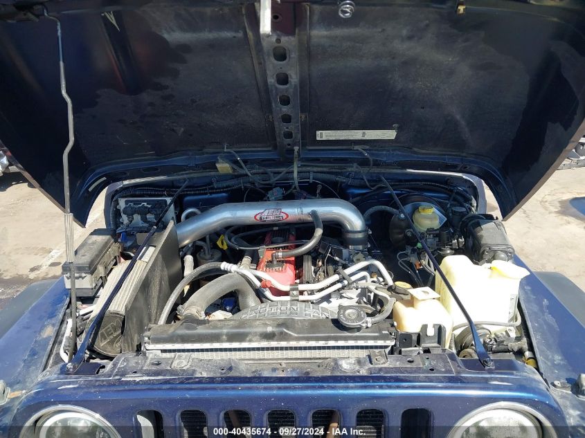 2000 Jeep Wrangler Sport VIN: 1J4FA49S8YP753985 Lot: 40435674