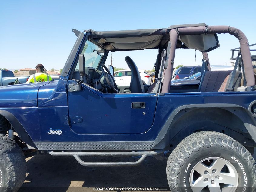 2000 Jeep Wrangler Sport VIN: 1J4FA49S8YP753985 Lot: 40435674