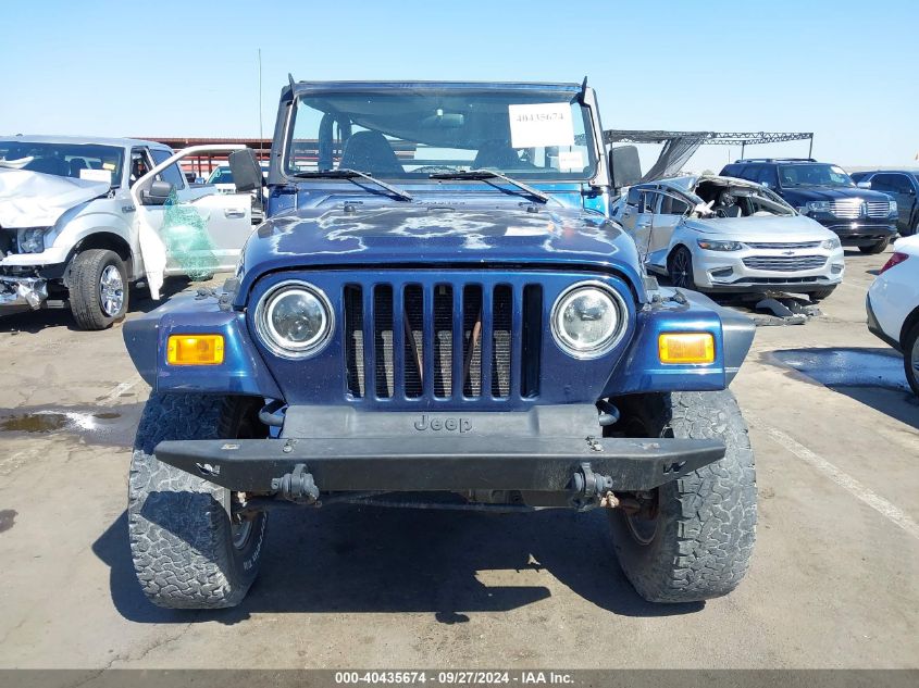 2000 Jeep Wrangler Sport VIN: 1J4FA49S8YP753985 Lot: 40435674