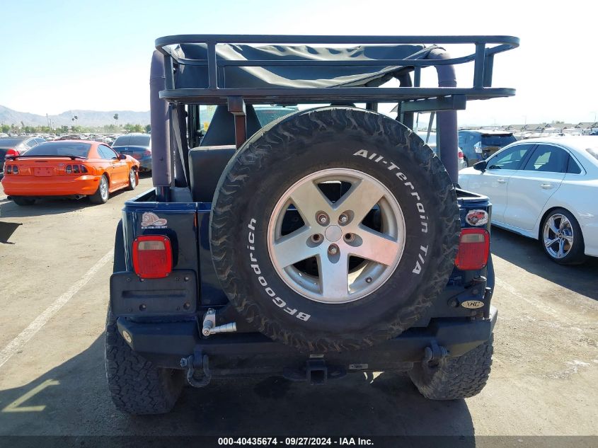 2000 Jeep Wrangler Sport VIN: 1J4FA49S8YP753985 Lot: 40435674