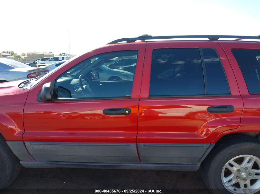 2004 Jeep Grand Cherokee Laredo VIN: 1J4GW48N04C436849 Lot: 40435676