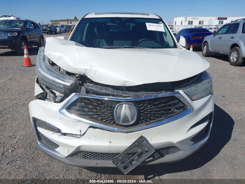 2019 Acura Rdx Standard VIN: 5J8TC2H35KL035506 Lot: 40435696