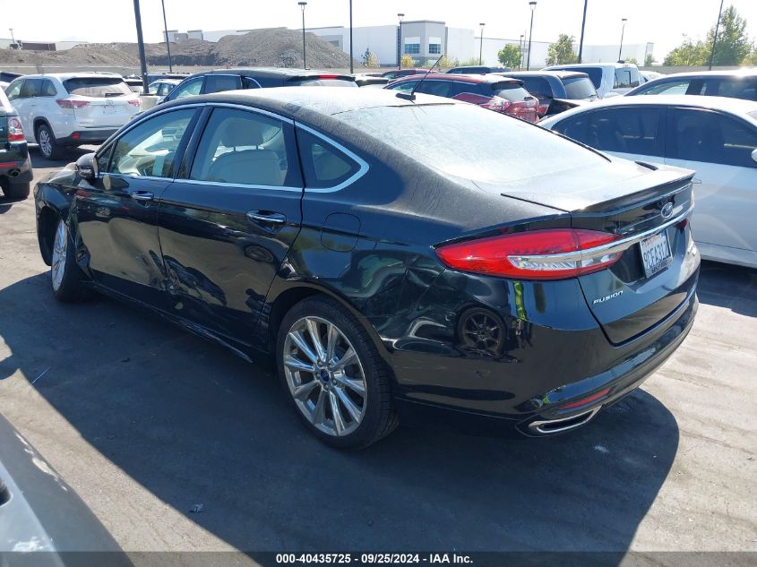 2017 FORD FUSION TITANIUM - 3FA6P0D98HR231941