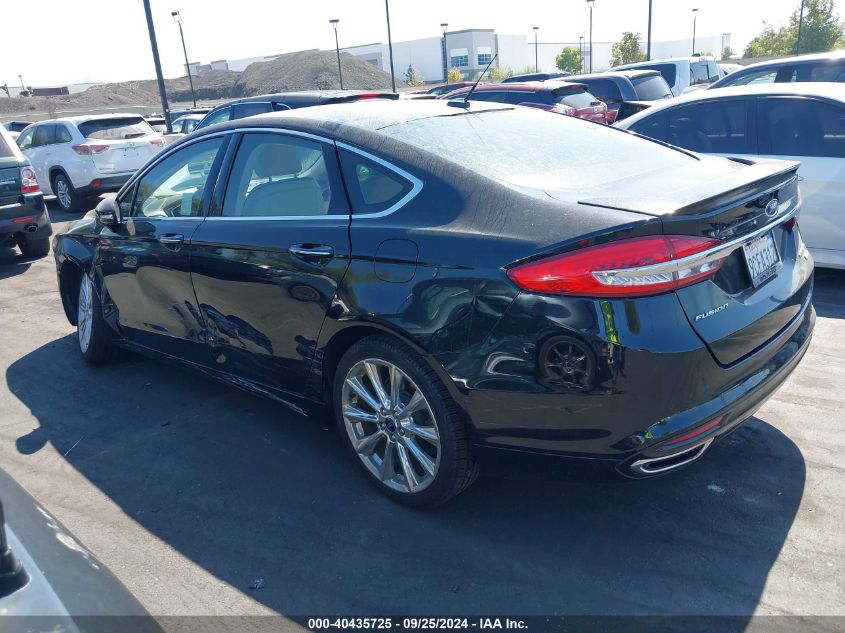 2017 FORD FUSION TITANIUM - 3FA6P0D98HR231941