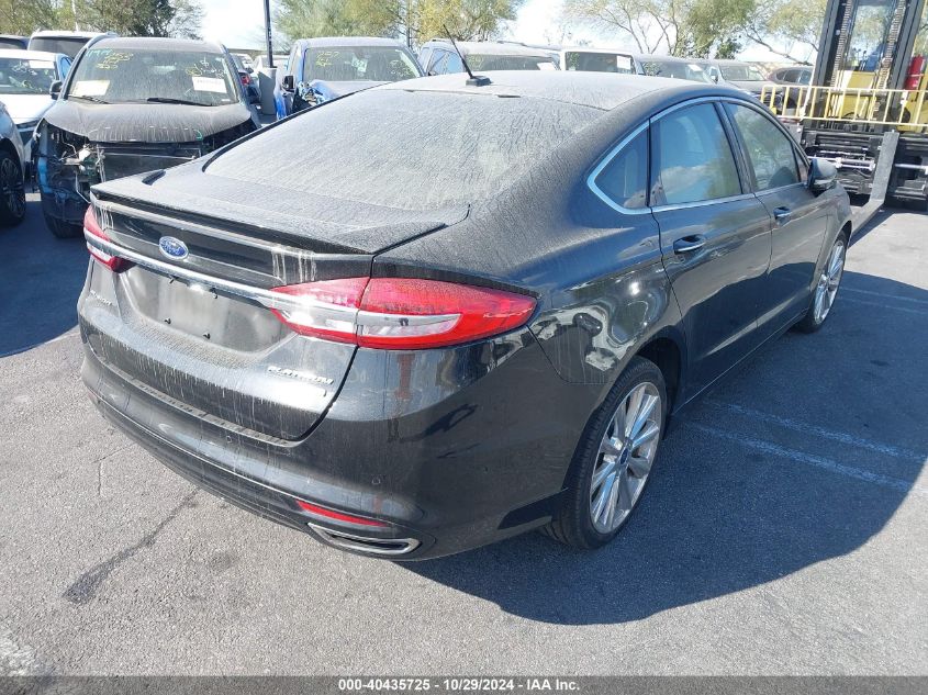 2017 FORD FUSION TITANIUM - 3FA6P0D98HR231941